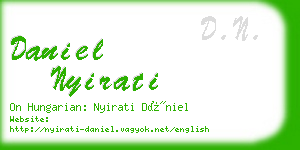 daniel nyirati business card
